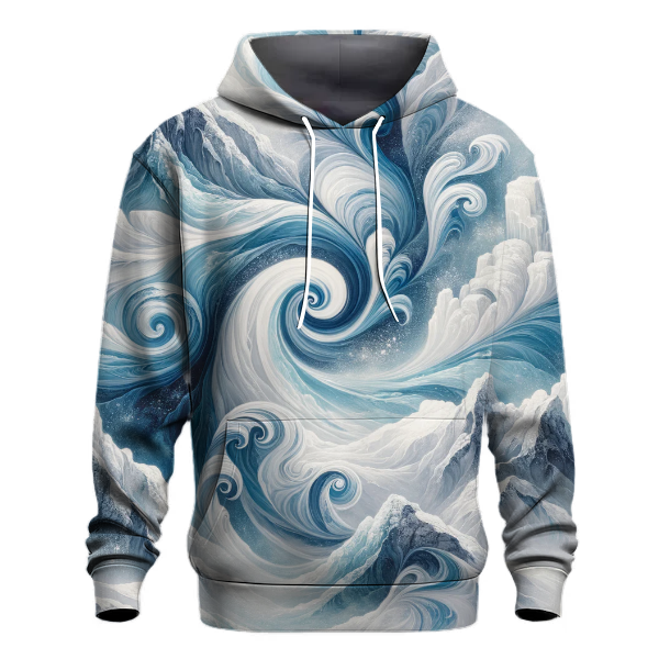 Arctic Chill Waves Hoodie