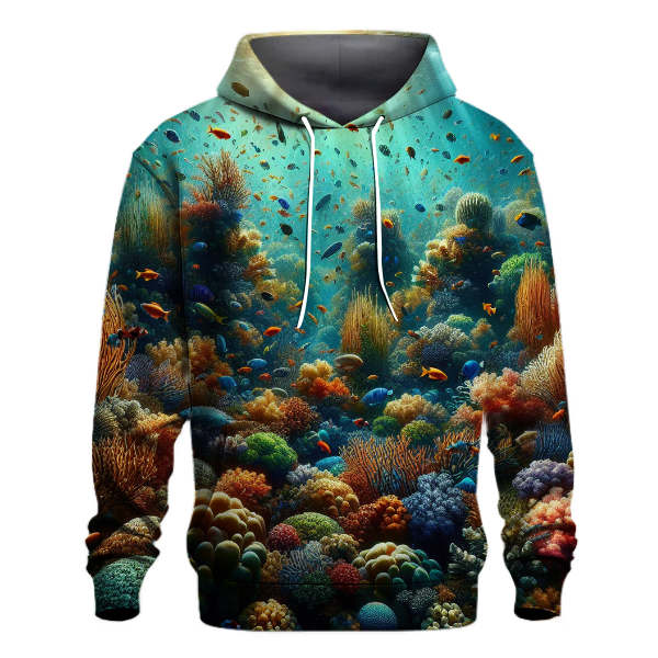 Colorful Coral Reef Adventure Hoodie