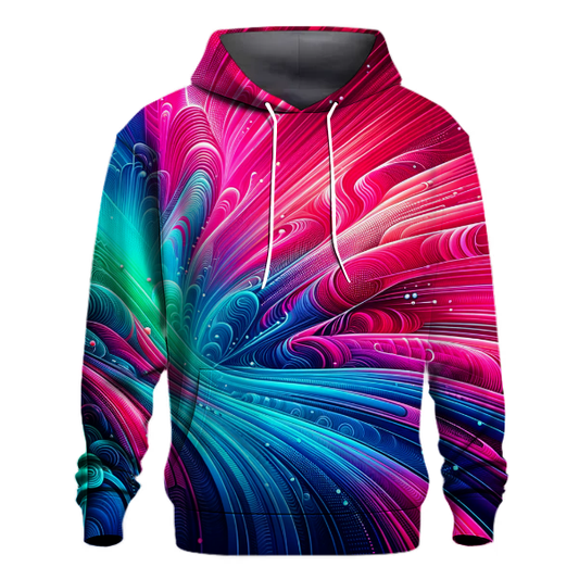 Neon Glow Gradient Hoodie