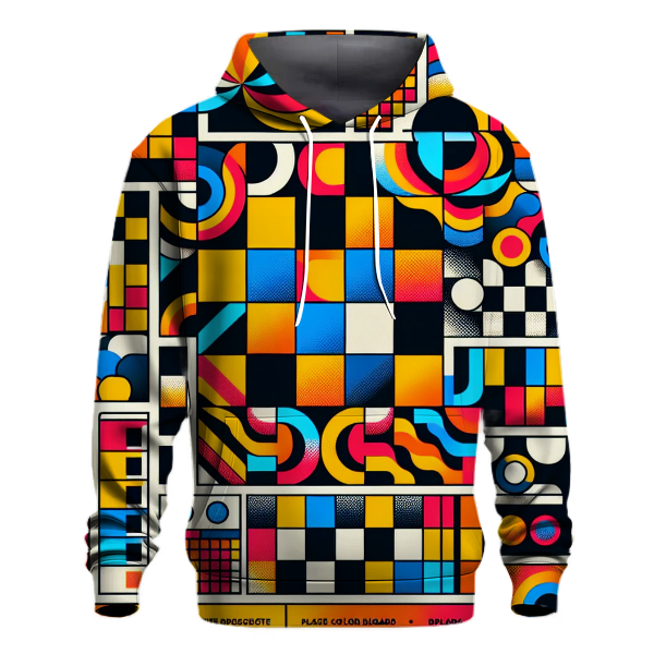 Radical Retro Checkerboard Hoodie