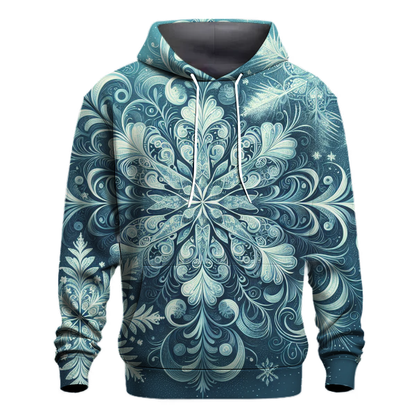 Frozen Crystal Snowflakes Hoodie