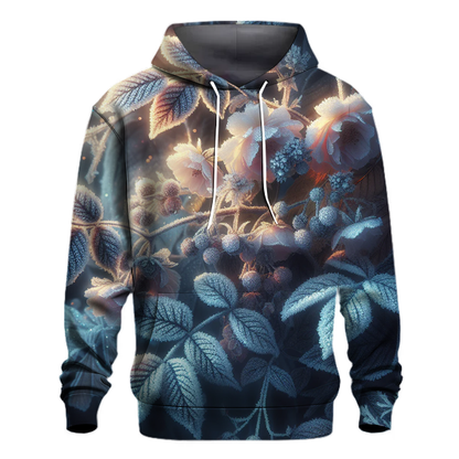 Frost-Kissed Winter Gardens Hoodie