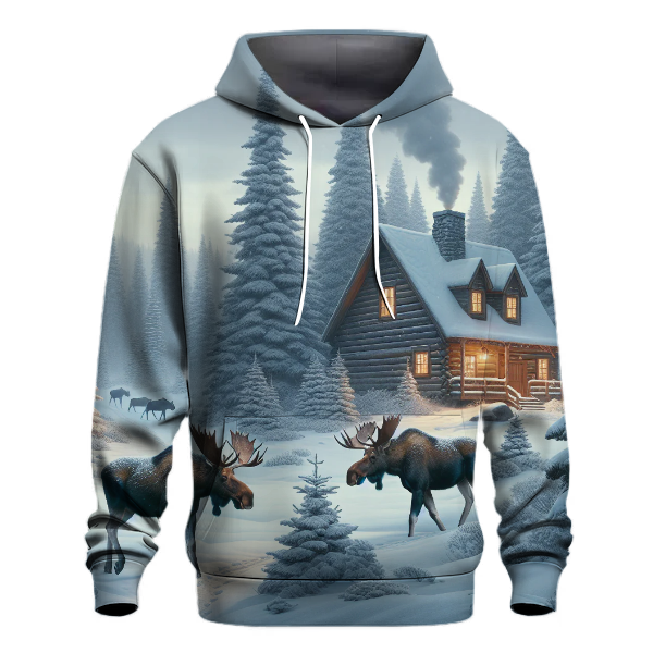 Merry Moose Lodge Hoodie