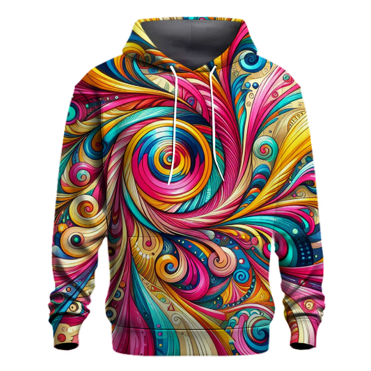 Vivid Carnival Delight Hoodie