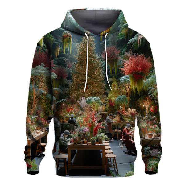 Christmas Botanical Bliss Hoodie