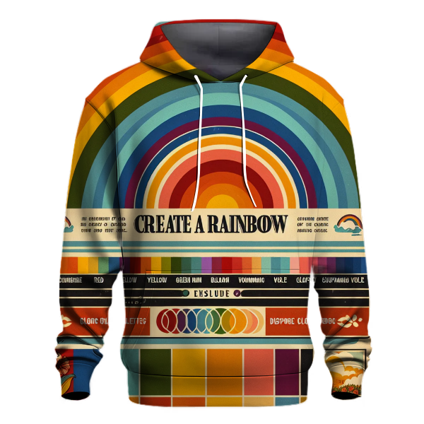 Retro Rainbow Spectrum Hoodie