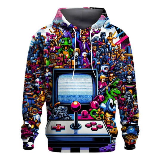 Vintage Arcade Madness Hoodie