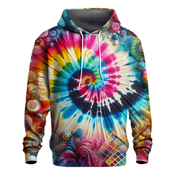 Retro Tie-Dye Bliss Hoodie