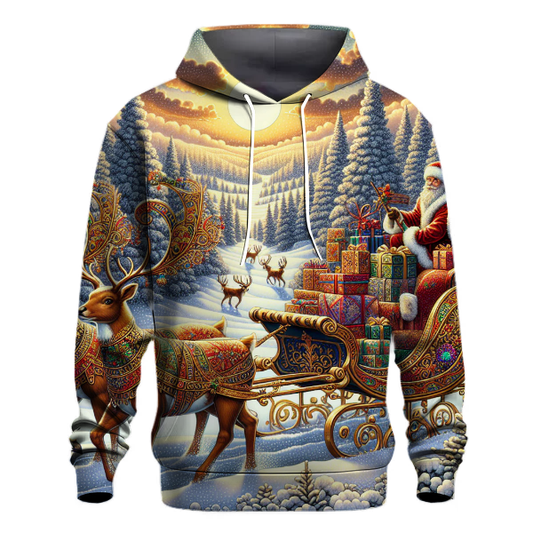 Classic Christmas Sleigh Ride Hoodie