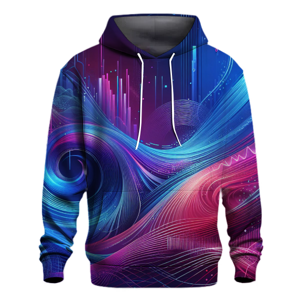 Abstract Synthwave Hoodie