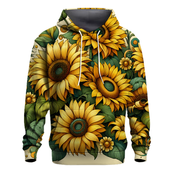 Bohemian Sunflower Dreams Hoodie