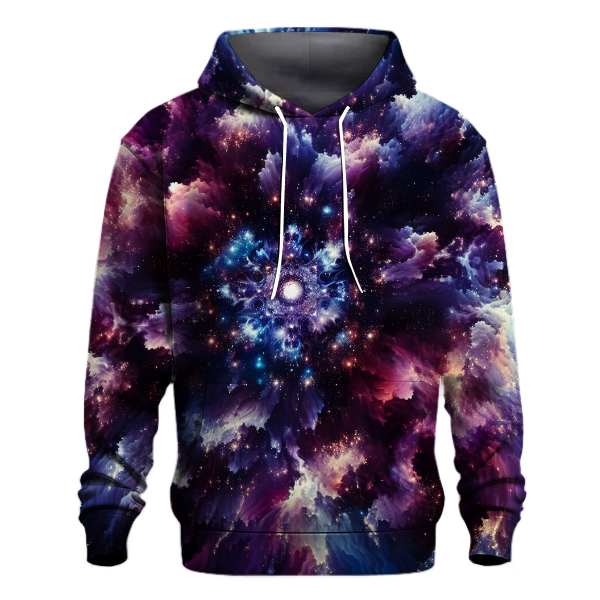 Cosmic Twilight Tie-dye Design Hoodie