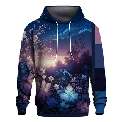 Ethereal Twilight Blossoms Hoodie