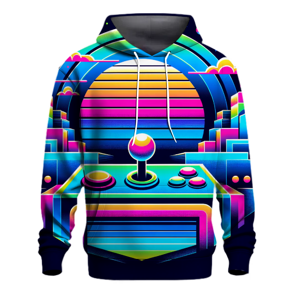 Retro Arcade Gradient Hoodie