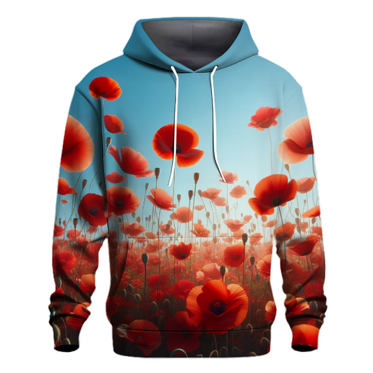 Joyful Poppies Delight Hoodie