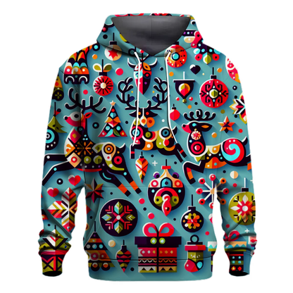 Funky Christmas Sweater Weather Hoodie