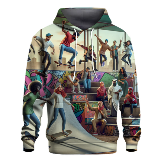 Skateboard Street Art Hoodie