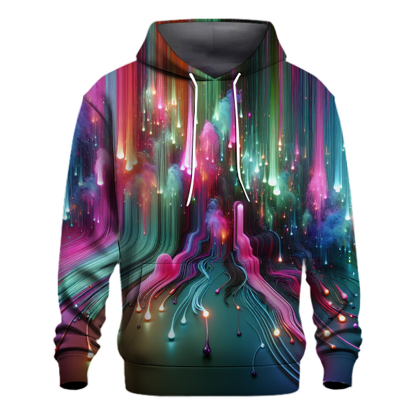 Neon Light Drip Hoodie