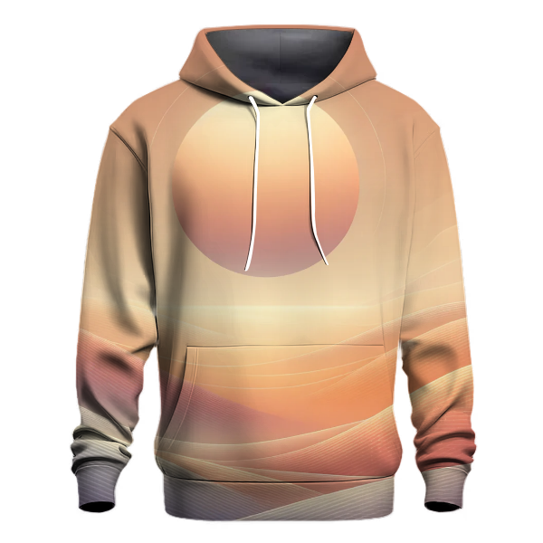 Peachy Sunset Gradient Hoodie