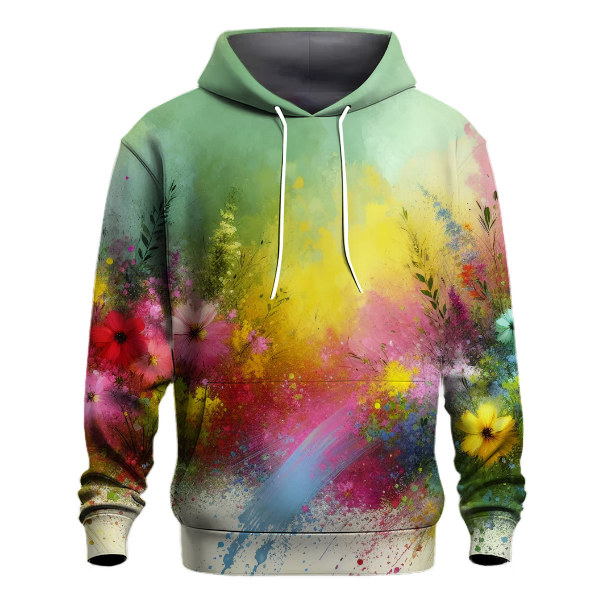 Wildflower Dream Tie-dye Design Hoodie