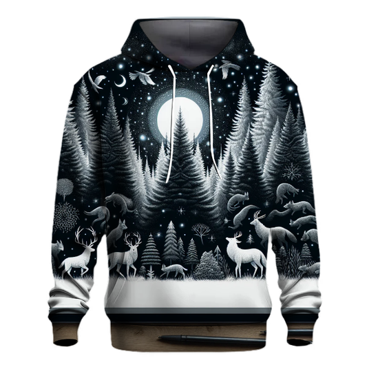 Yuletide Forest Magic Hoodie