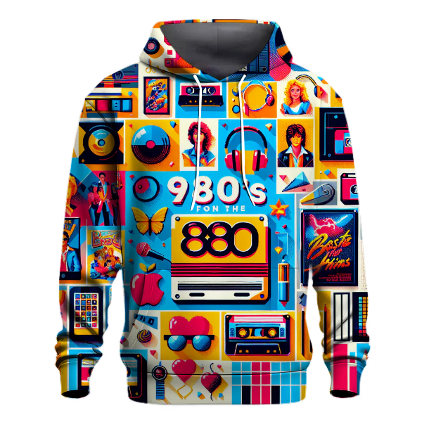 Pop Culture Collage Hoodie