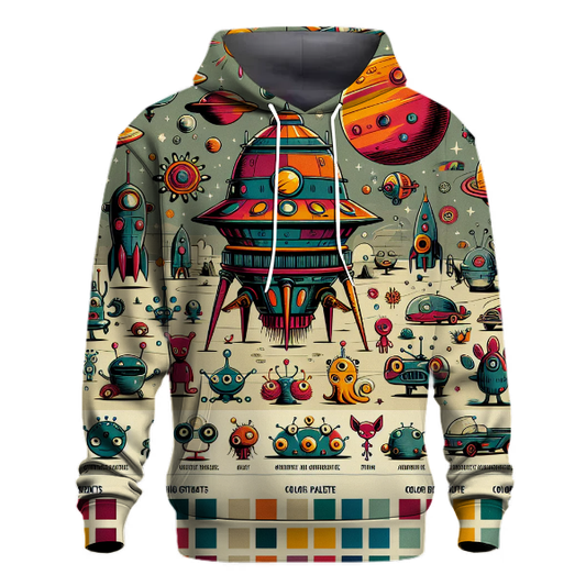 Retro Sci-Fi Fantasy Hoodie