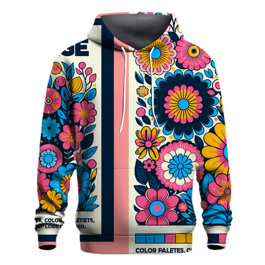 Electric Floral Burst Hoodie