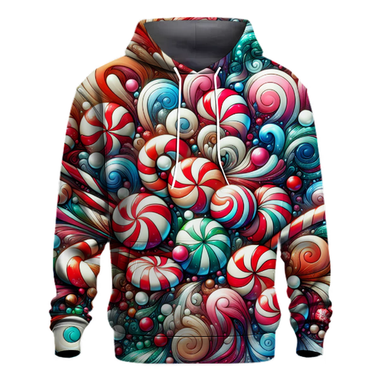 Peppermint Swirl Delight Hoodie