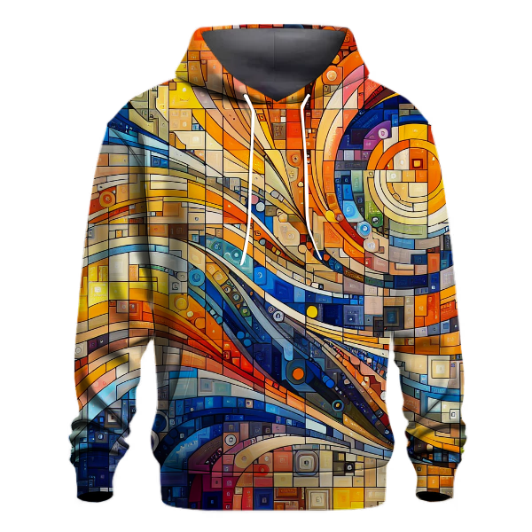 Colorful Mosaic Pattern Hoodie