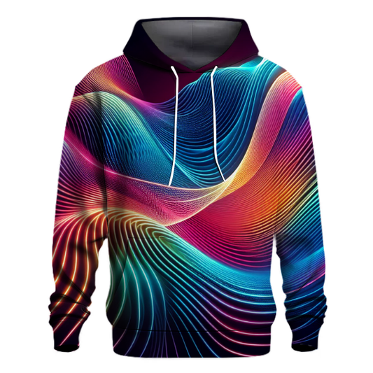 Neon Wave Motion Hoodie