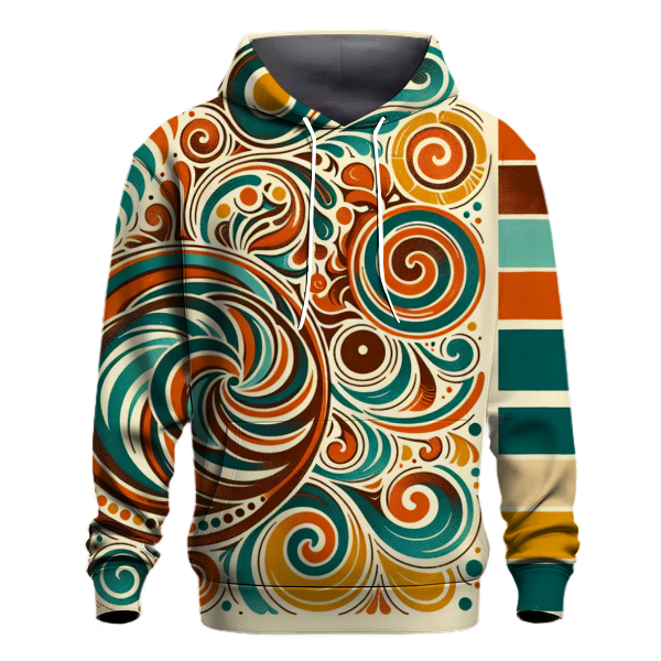 Retro Vibe Twist Hoodie