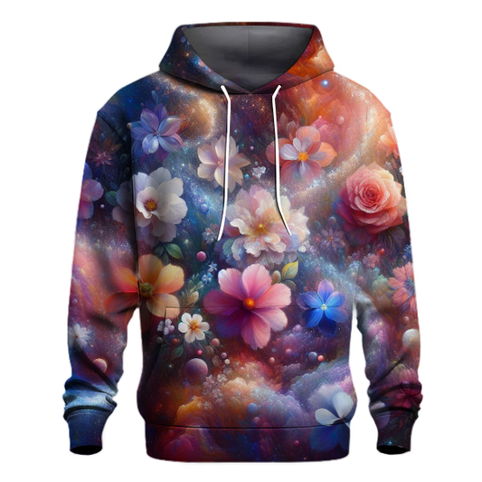 Cosmic Floral Whirl Hoodie