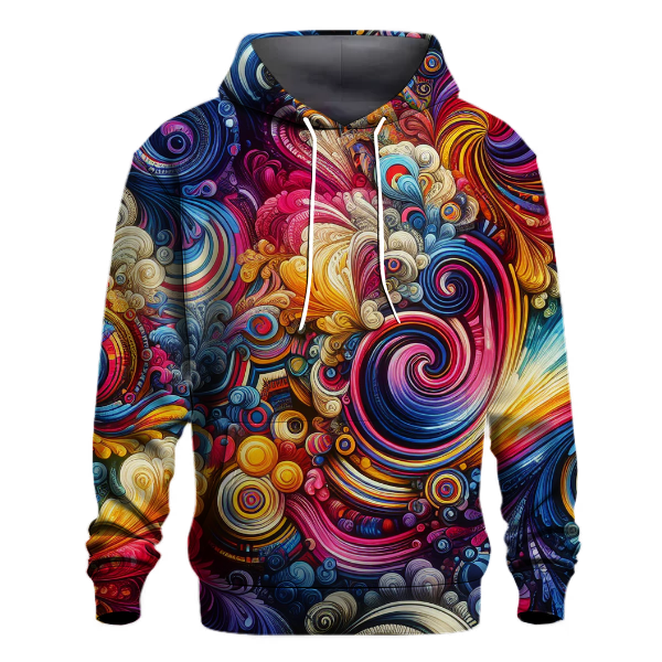 Funky Tie-Dye Whirl Hoodie