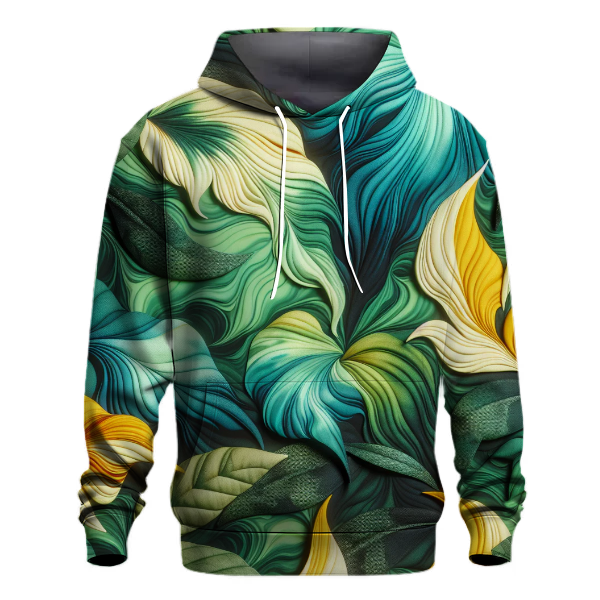 Tropical Leaf Paradise Hoodie