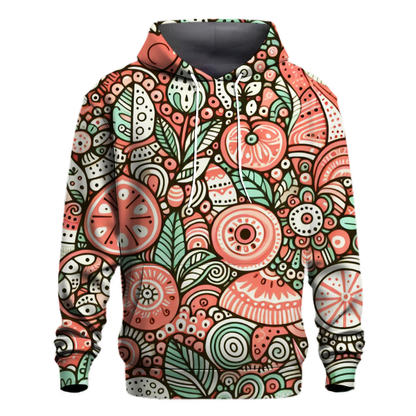 Groovy Doodle Delight Hoodie