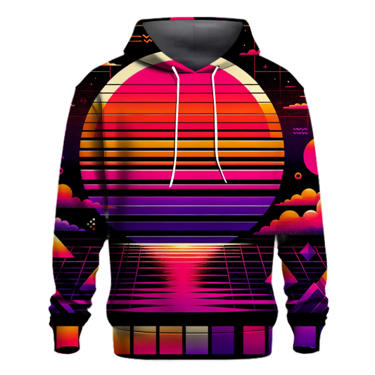 Synthwave Sunset Blast Hoodie