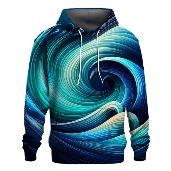 Ocean Wave Crest Hoodie