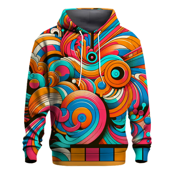 Groovy Patterns of Color Hoodie