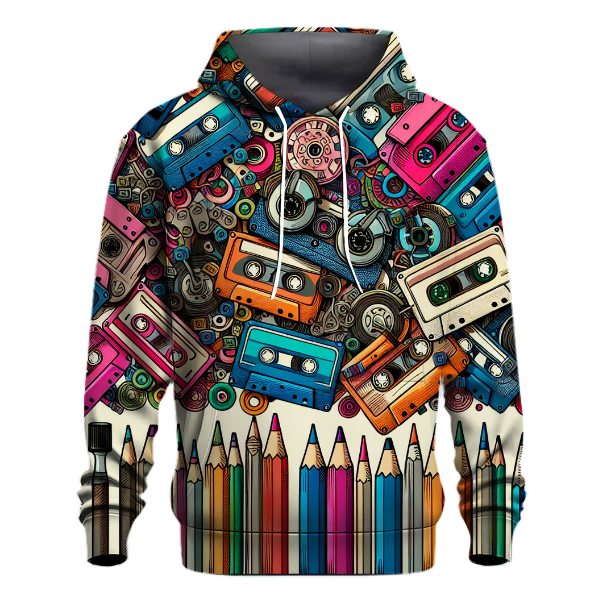 Cassette Tapes Nostalgia Hoodie