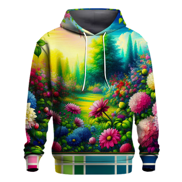 Charming Floral Garden Hoodie