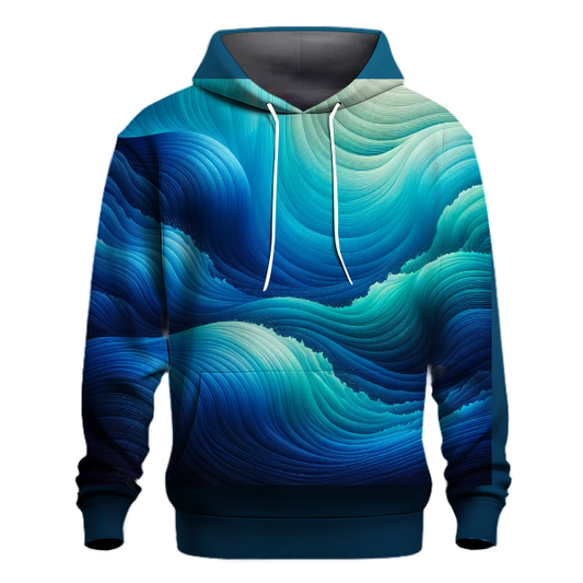 Cobalt Wave Fade Hoodie