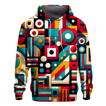 Retro Abstract Geometry Hoodie