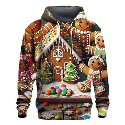 Cute Gingerbread Family Hoodie