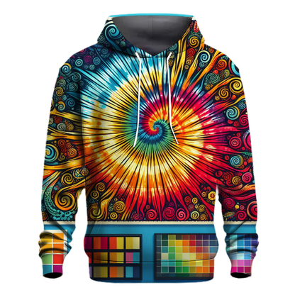 Groovy Rainbow Spirals Hoodie