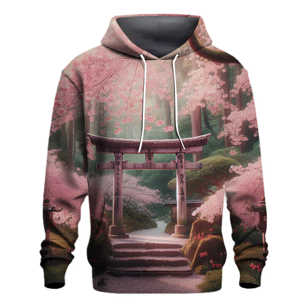 Majestic Sakura Whispers Hoodie