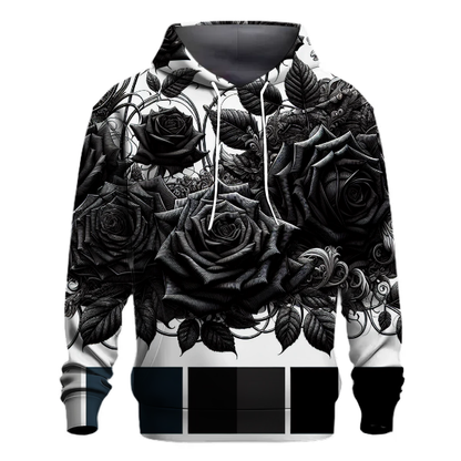 Gothic Rose Elegance Hoodie