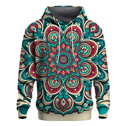 Vibrant Mandala Delight Hoodie