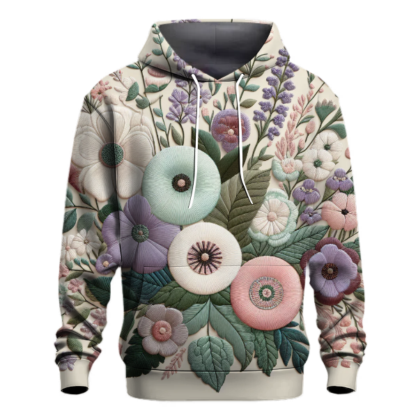 Classic Floral Harmony Hoodie