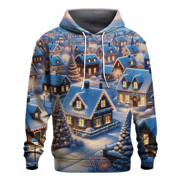 Charming Winter Village Hoodie